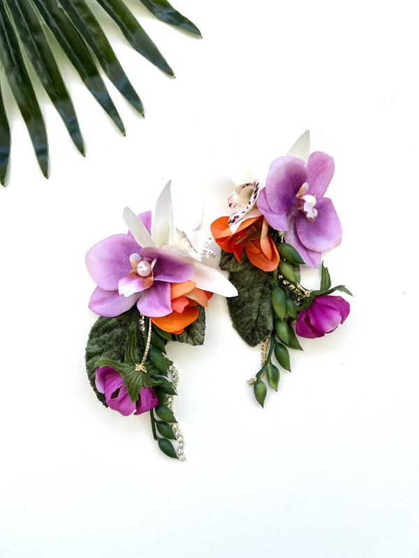 garden party earrings - luau V