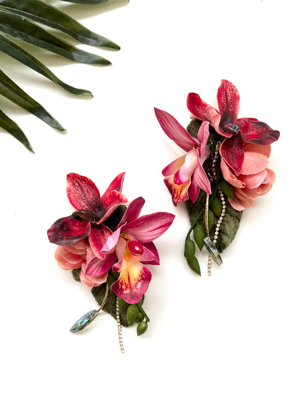 garden party earrings - luau V