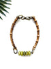 tempo necklace - lemon jade (dark)