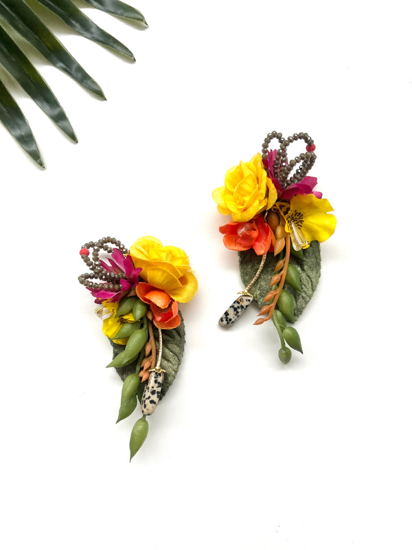 dainty garden party earrings - luau X