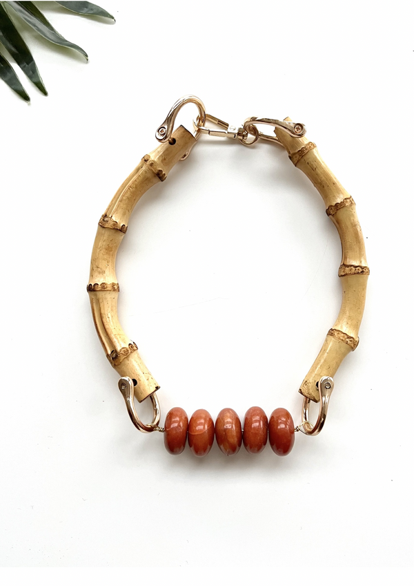 tempo necklace - red aventurine