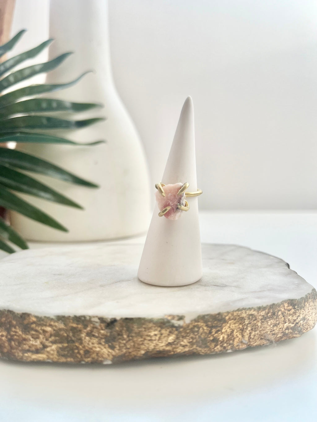 crush cocktail ring - pink opal