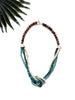 Uptown necklace - teal and turquoise