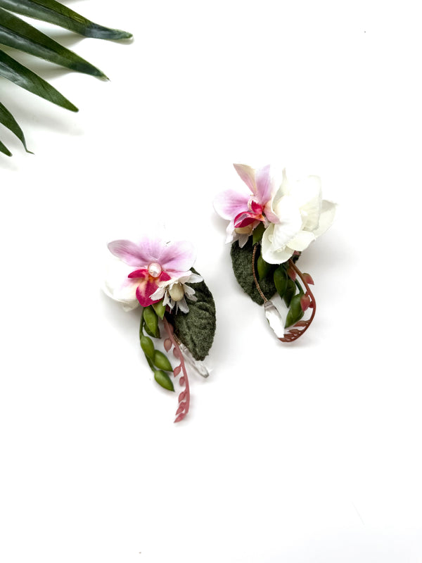 dainty garden party earrings - tea party IV