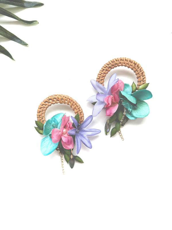 garden party hoops - birthday I