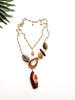 cabana necklace - agate and jasper