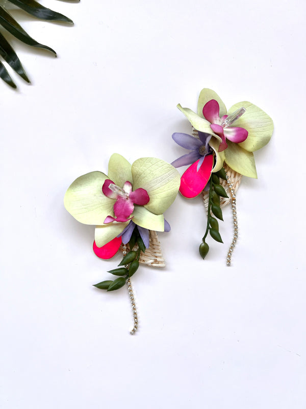garden party earrings - luau III