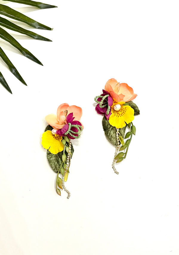 garden party earrings - luau XXIII