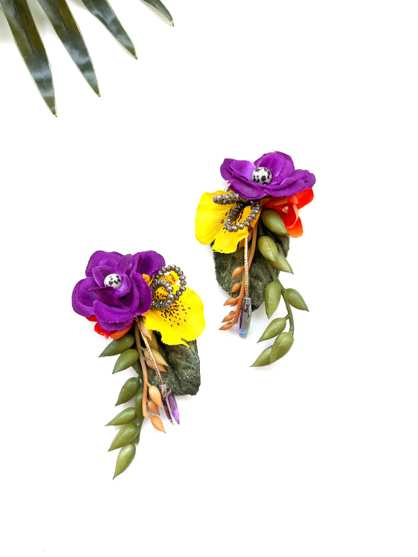 dainty garden party earrings - luau III