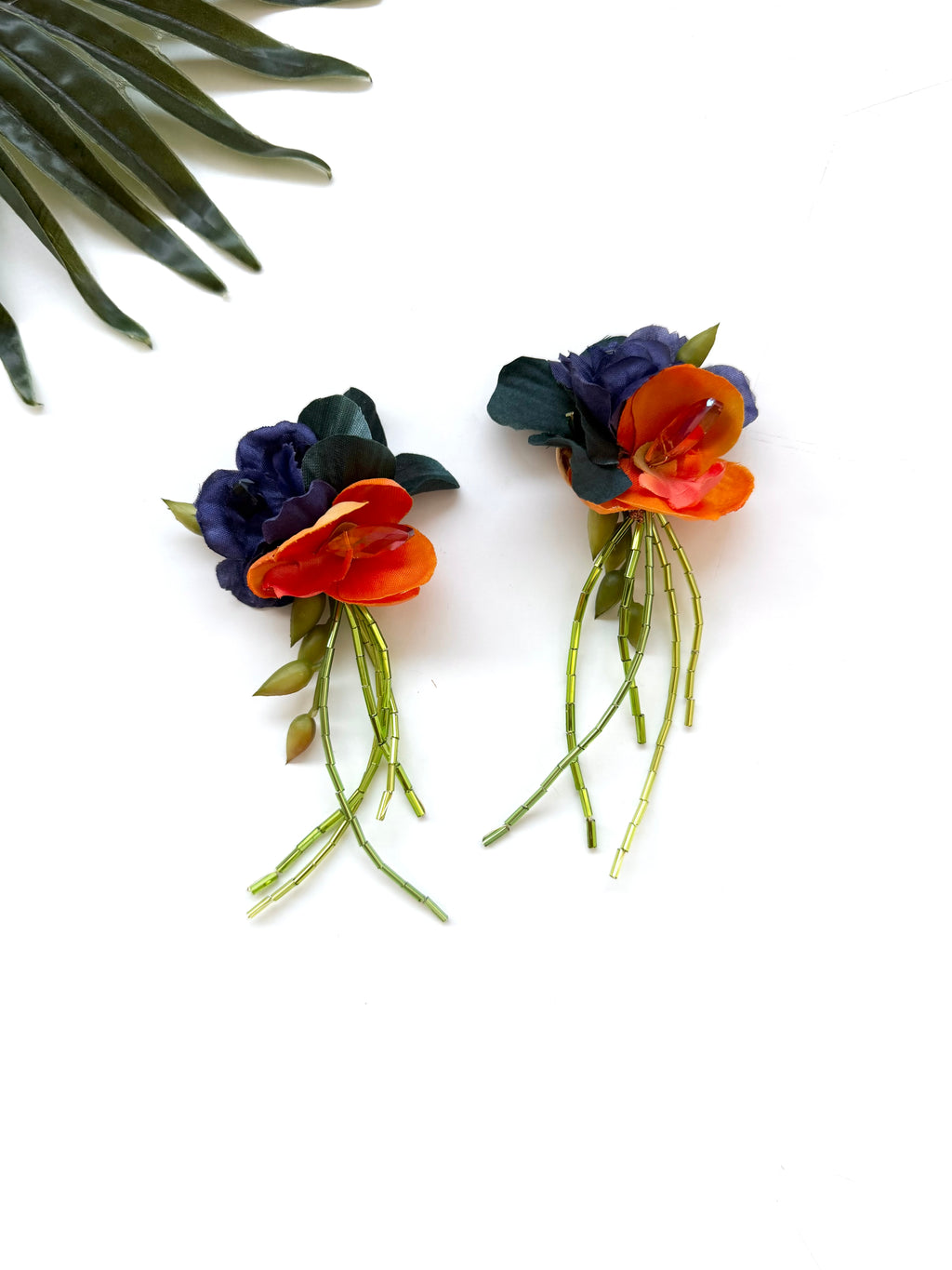 garden party stem earrings - fiesta IV