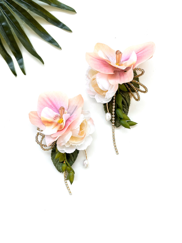 garden party earrings - tea party IV