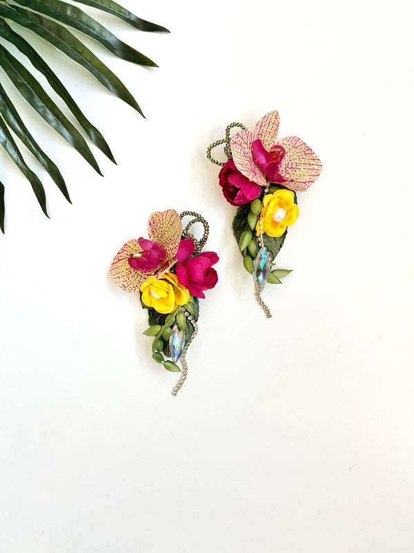 garden party earrings - luau XXII