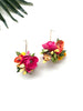 garden party posy earrings - luau I