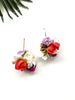garden party posy earrings - luau III