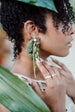 garden party earrings - foliage II