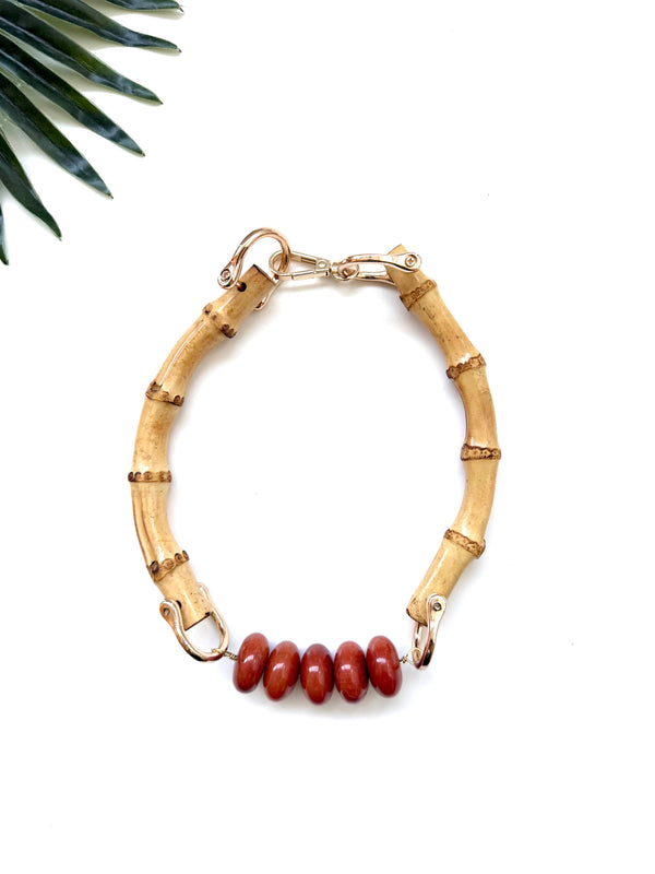 tempo necklace - red aventurine II