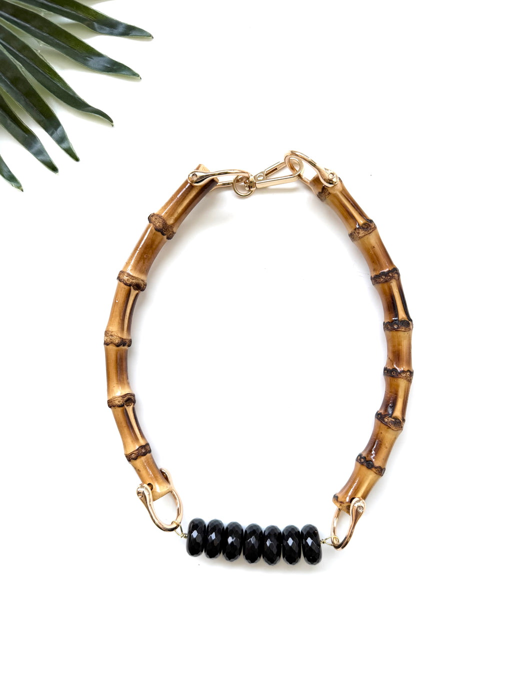 tempo necklace - black onyx (dark)