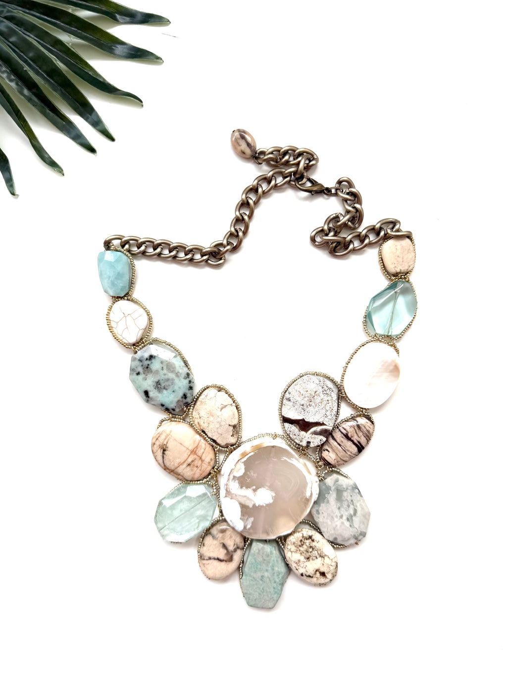 goddess necklace - beach mix