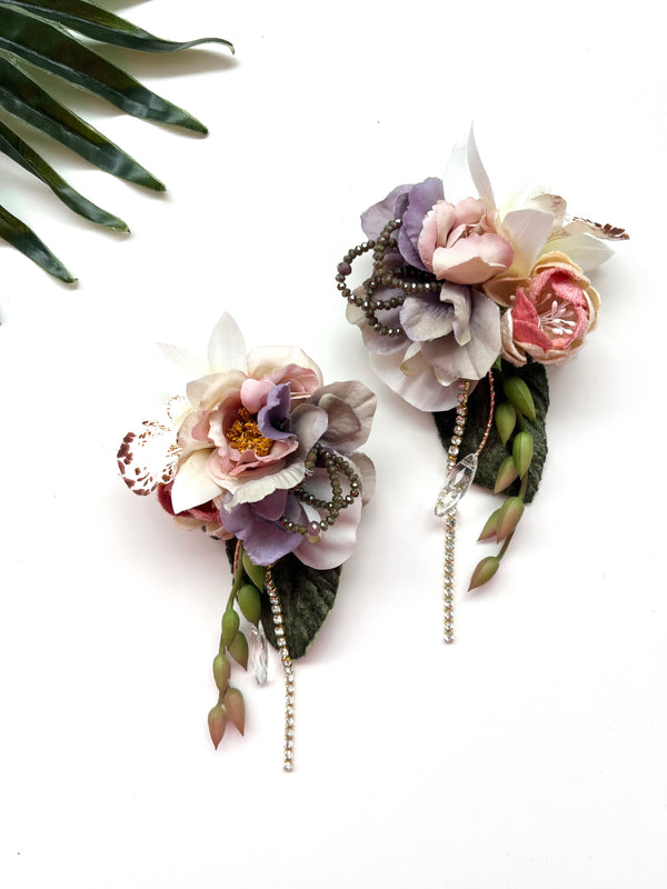 garden party earrings - tea party I