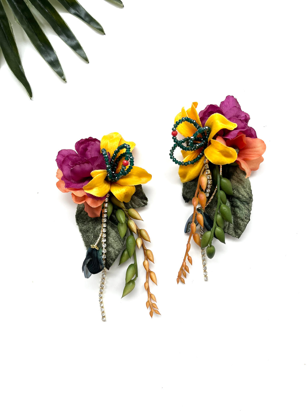 garden party earrings - fiesta V