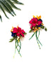 garden party stem earrings - fiesta III