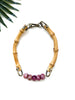 tempo necklace - raspberry agate