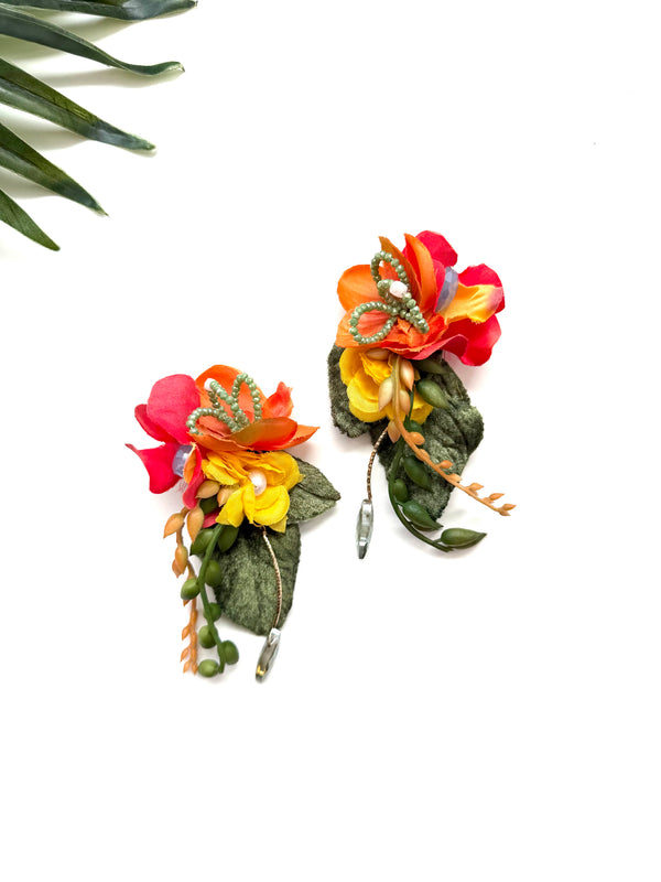 garden party earrings - luau I