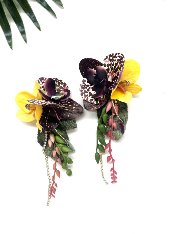 garden party earrings - luau VII