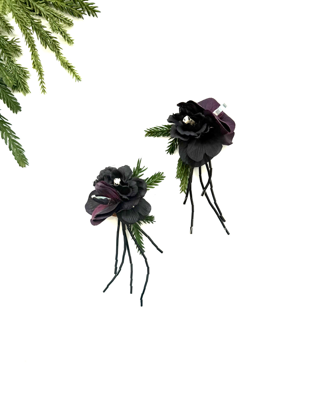 Holiday garden party earrings - stem 912