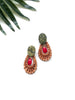 cabana earrings - serpentine