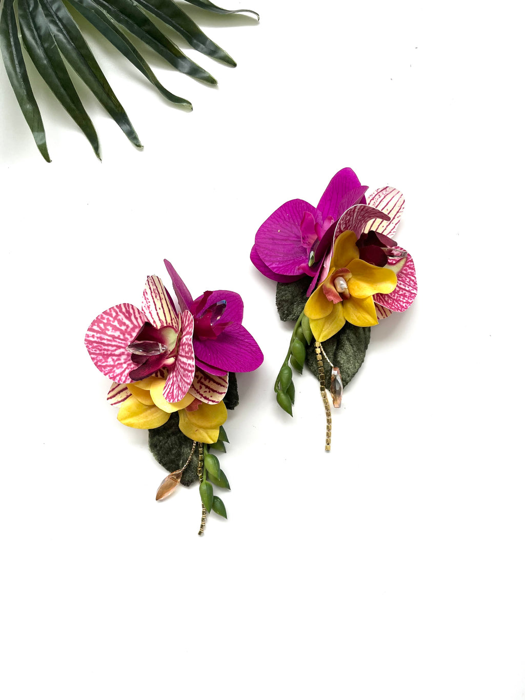 garden party earrings - luau XIII