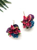 garden party posy earrings - cocktail III