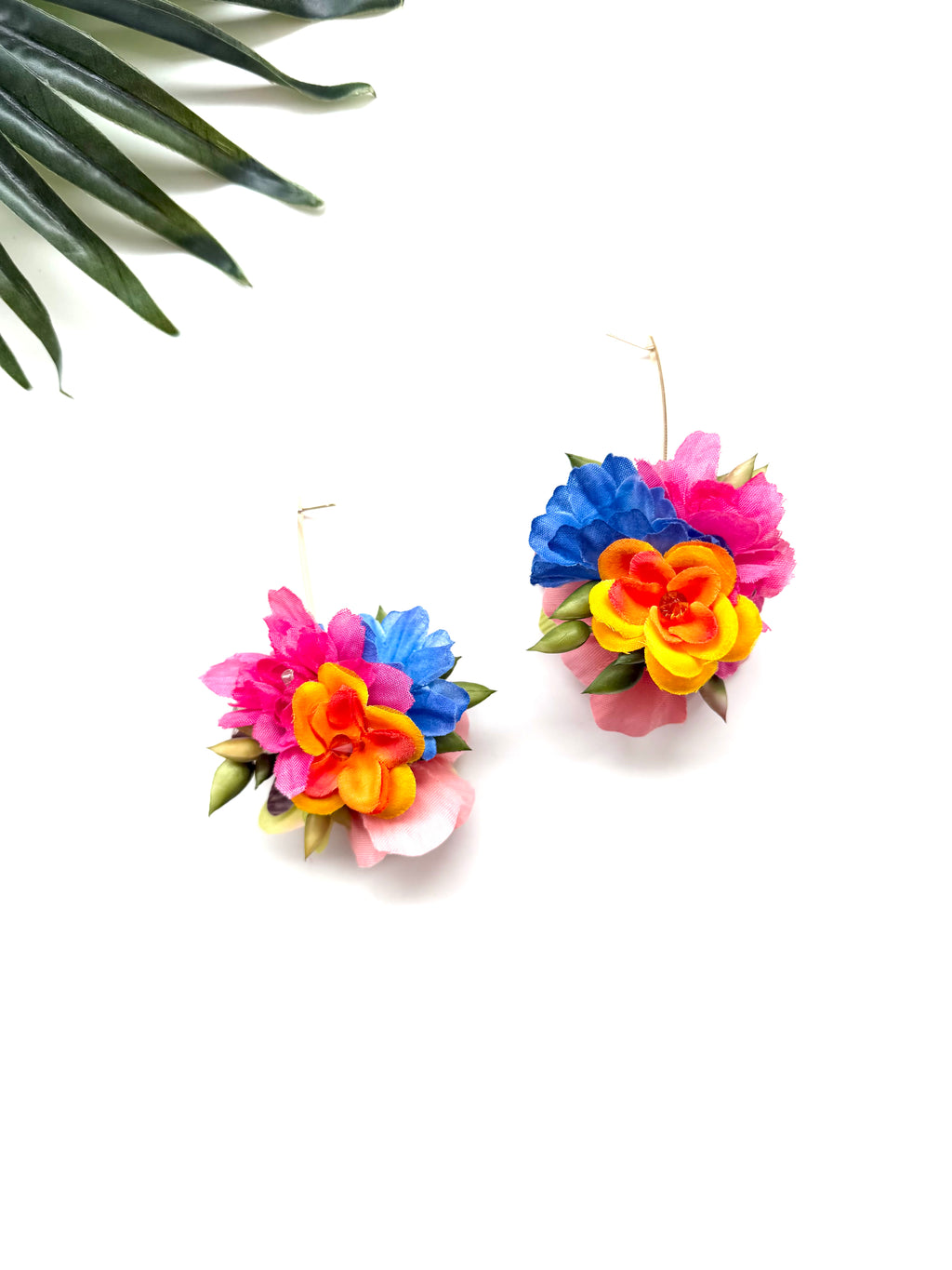 garden party posy earrings - luau II