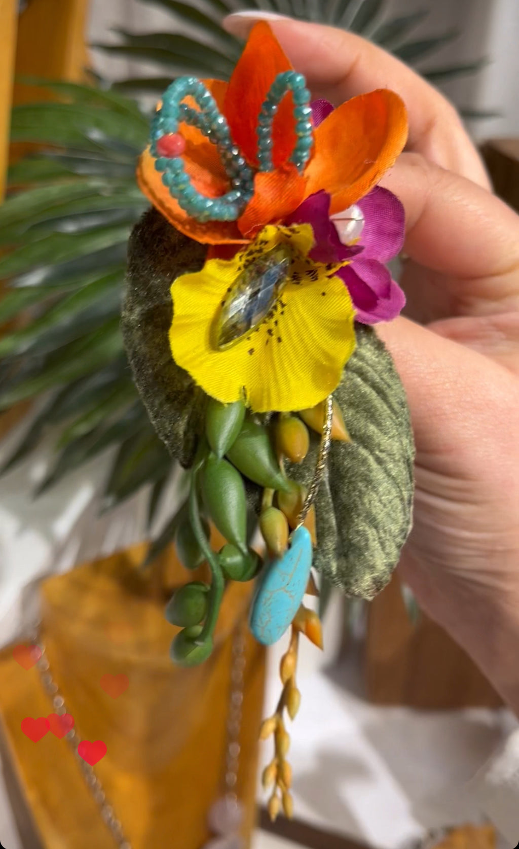 garden party earrings - for Debra