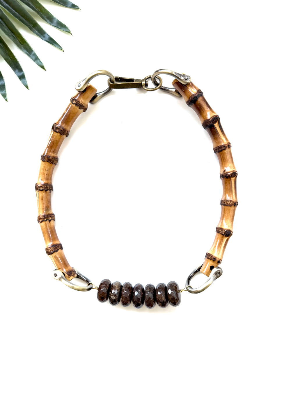 tempo necklace - bronzite (dark)