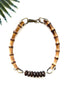 tempo necklace - bronzite (dark)