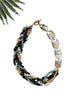 Mingle necklace - black and green