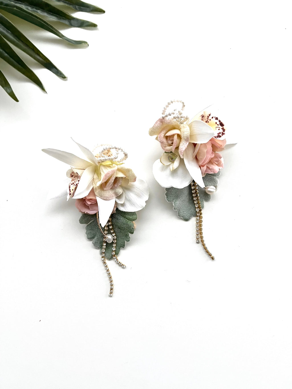 garden party earrings - tea party I