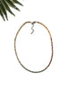 groove delicate necklace - jewel tones mix