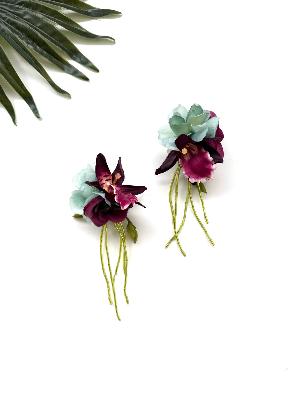 garden party stem earrings - cocktail I