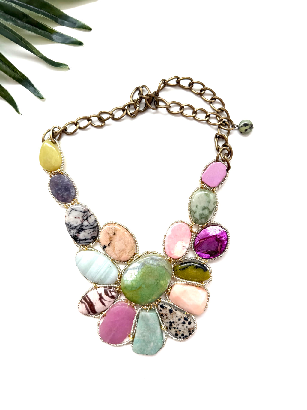 goddess necklace - pastel mix