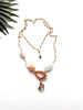 cabana necklace - amazonite and impression jasper