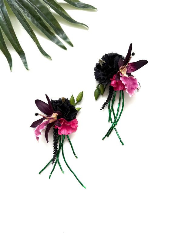 garden party stem earrings - cocktail VI