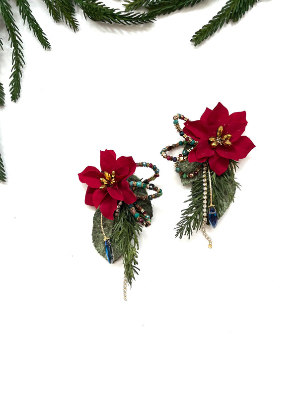 holiday garden party earrings - X