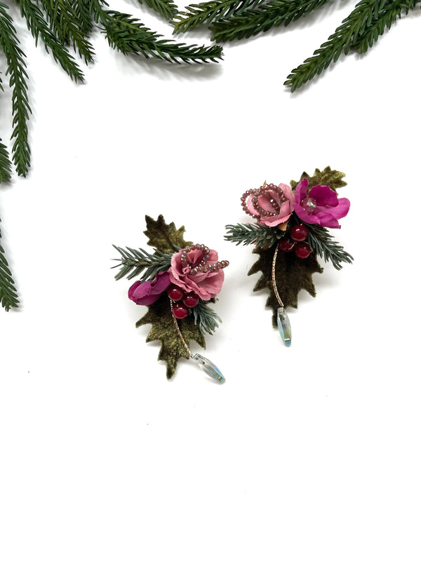 holiday garden party earrings - dainty II