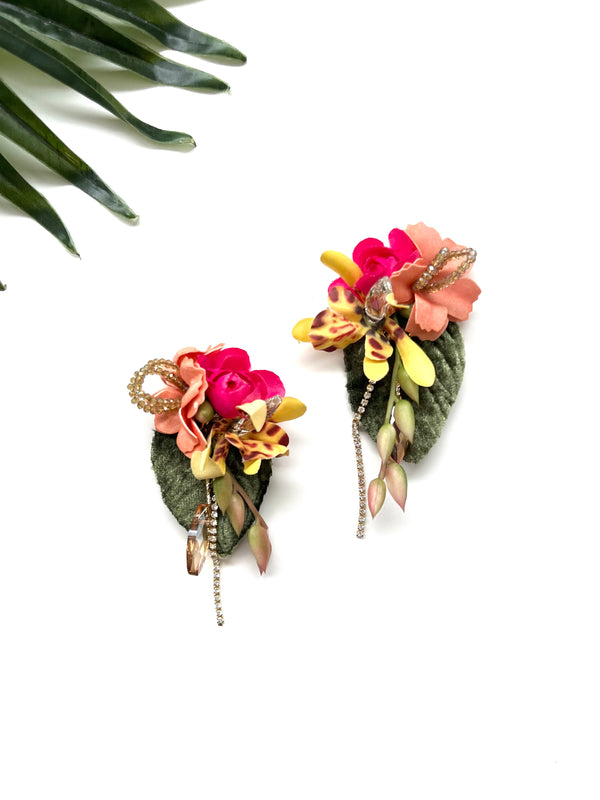 dainty garden party earrings - luau VII