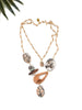 cabana necklace-  leopard jasper and feldspath