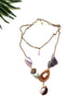 cabana necklace -  agate and amazonite