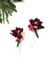 Holiday garden party earrings - stem 914