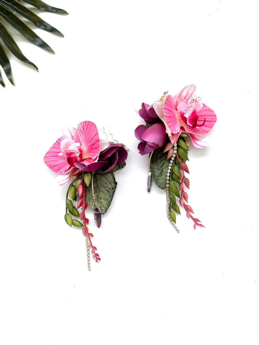 garden party earrings - luau VII